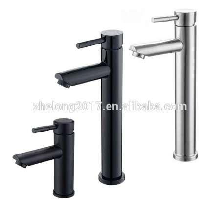 Single Handle Modern Design ORB Basin Faucet Black Round Filler Bathroom Faucet