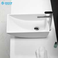 Sanitary Ware Scratch Resistant Single Above counter basin Washroom Basins